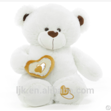 Персонализированные плюшевые игрушки на заказ чучело животных белый плюшевый медвежонок